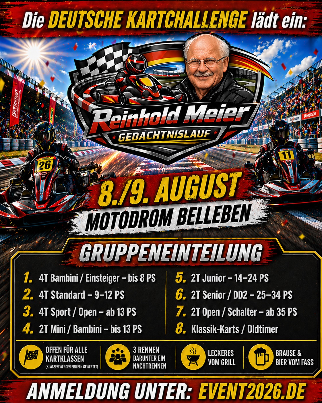 Plakat Reinhold Meier Gedenklauf